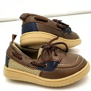 Koala kids loafer slip on shoe size boys 6 bwn/ bl